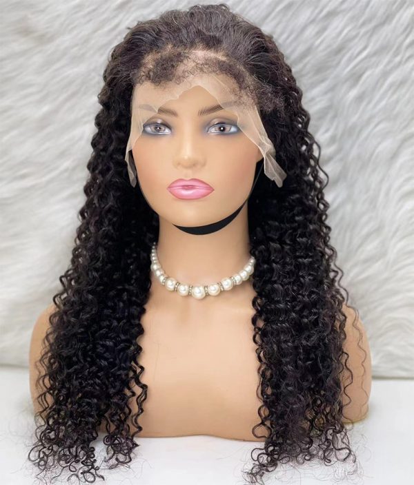 Gerçek Front Lace Tül Peruk - Su Dalgası - Doğal 65-70cm