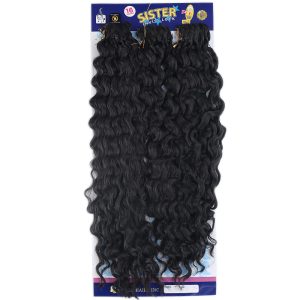 Sister Afro Dalgası Saç-Koyu Kestane 2