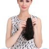 Fiber Sentetik Tokalı Postiş - Siyah